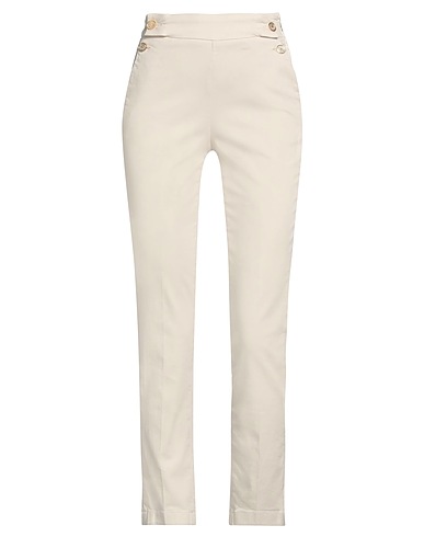 LIU •JO Pantalone Avorio 96% Cotone, 4% Elastan