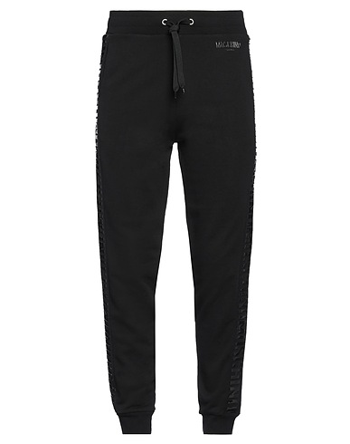 MOSCHINO パンツ ブラック コットン 100% / ポリウレタン