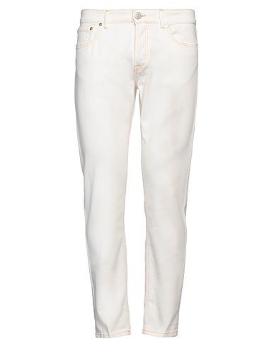 PMDS PREMIUM MOOD DENIM SUPERIOR Casual trouser Ivory 98% Cotton, 2% Elastane