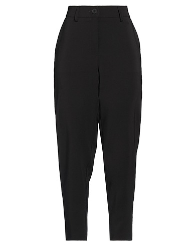 BABEL Casual trouser Black 88% Polyester, 12% Elastane