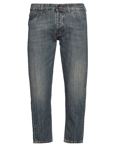 LIU •JO MAN Denim trousers Blue 100% Cotton