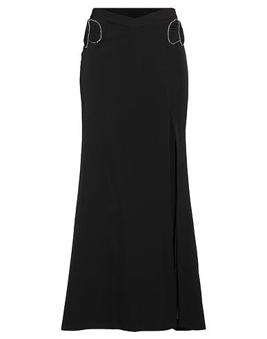 TASSOS MITROPOULOS Long skirt Black 95% PES, 5% Elastane