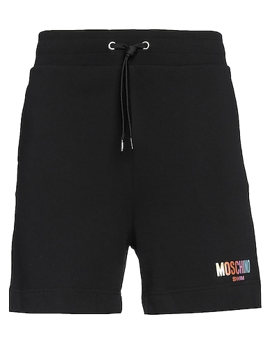 MOSCHINO Shorts & Bermuda Black 100% Cotton, Elastane