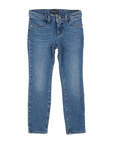 EMPORIO ARMANI Denim trousers Blue 77% Cotton, 16% Lyocell, 4% Elastomultiester, 3% Elastane