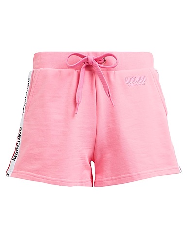 MOSCHINO Shorts & Bermuda Pink 95% Cotton, 5% Elastane