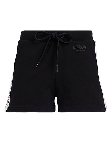MOSCHINO Shorts & Bermuda Black 95% Cotton, 5% Elastane