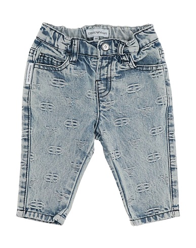EMPORIO ARMANI Denim trousers Blue 100% Cotton