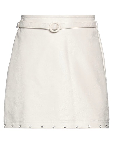 ACTITUDE by TWINSET Mini skirt Ivory 86% Polyester, 9% Viscose, 5% Cotton