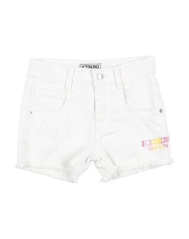 ICEBERG Shorts & Bermuda White 98% Cotton, 2% Elastane