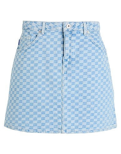 HUGO Denim skirt Blue 100% Cotton