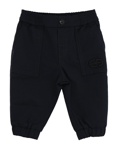 EMPORIO ARMANI Casual trouser Navy blue 42% Viscose, 28% Cotton, 27% Modal, 3% Elastane