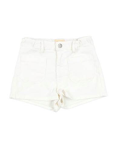 BELLEROSE Denim shorts White 98% Cotton, 2% Elastane