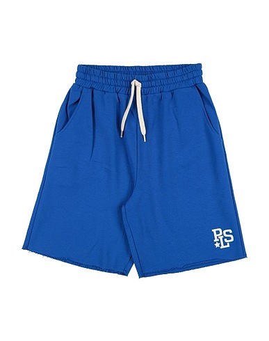 PLEASE Shorts & Bermuda Blue 100% Cotton