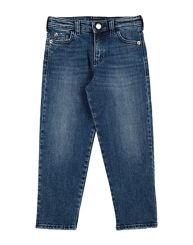 EMPORIO ARMANI Denim trousers Blue 99% Cotton, 1% Elastane