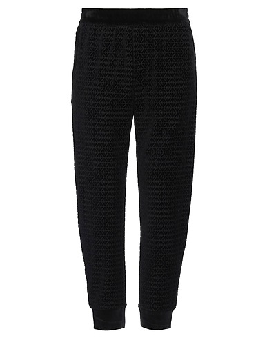 EMPORIO ARMANI Casual trouser Black 84% Cotton, 16% Polyamide