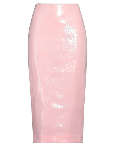 ROTATE BIRGER CHRISTENSEN Midi skirt Pink 95% Recycled polyester, 5% Elastane, Polyester