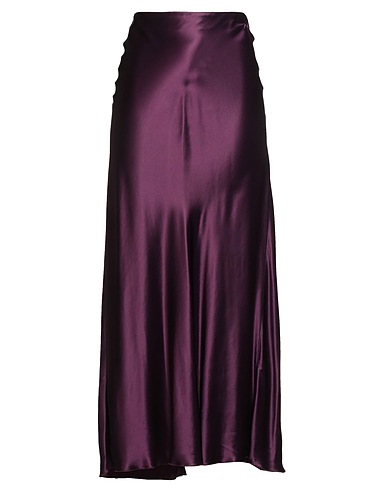 FORTE_FORTE Gonna lunga Viola 58% Acetato, 42% Viscosa