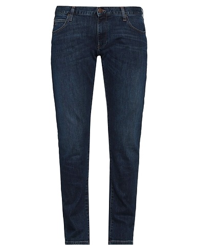 EMPORIO ARMANI Denim trousers Blue 98% Cotton, 2% Elastane
