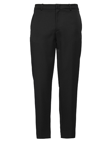 MONCLER Pantalone Nero 100% Lana Vergine