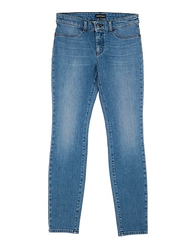 EMPORIO ARMANI Denim trousers Blue 77% Cotton, 16% Lyocell, 4% Elastomultiester, 3% Elastane