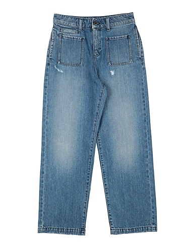 EMPORIO ARMANI Denim trousers Blue 100% Cotton