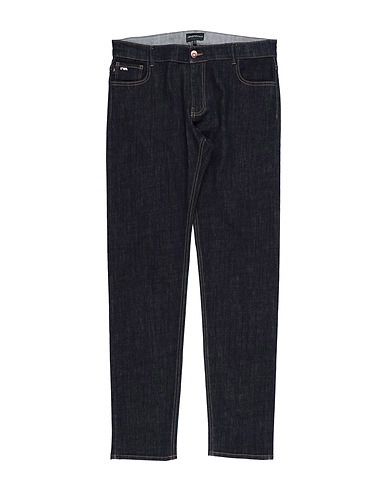EMPORIO ARMANI Denim trousers Blue 95% Cotton, 4% Polyester, 1% Elastane