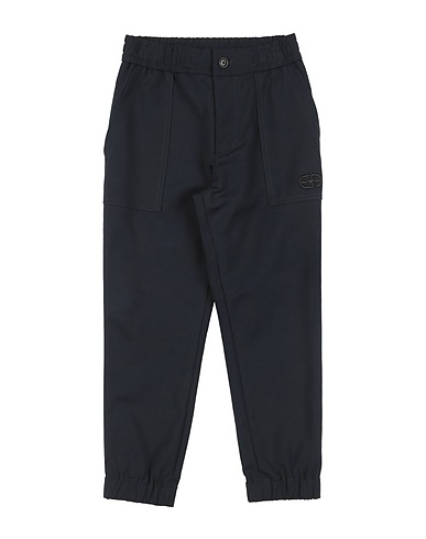 EMPORIO ARMANI Casual trouser Midnight blue 42% Viscose, 28% Cotton, 27% Modal, 3% Elastane