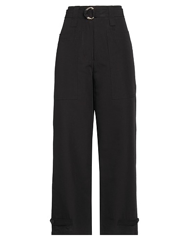 ULLA JOHNSON Casual trouser Black 53% Cotton, 45% Linen, 2% Silk