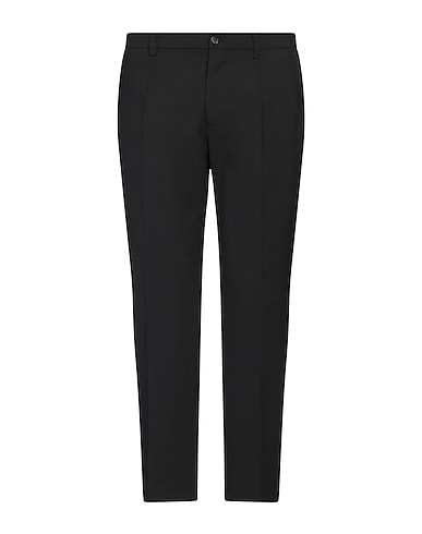 DOLCE&GABBANA Pantalone Nero 55% Lana, 41% Poliestere, 4% Elastan