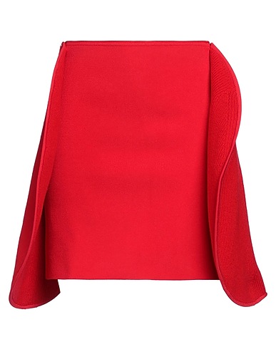 VICTORIA BECKHAM Minigonna Rosso 33% Lana, 27% Cotone, 27% Viscosa, 7% Elastan, 6% Poliestere