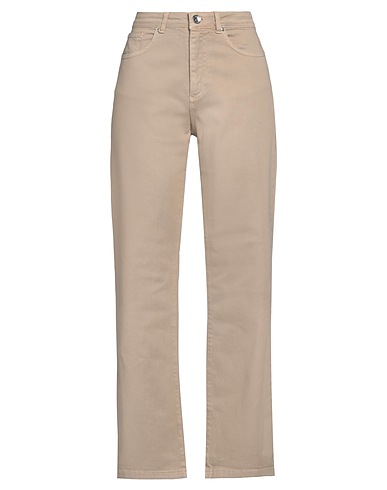 TAKE-TWO Casual trouser Sand 98% Cotton, 2% Elastane