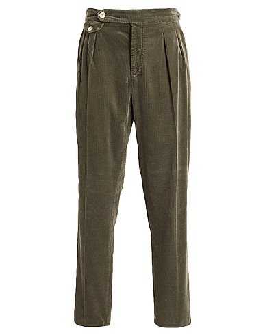 BRUNELLO CUCINELLI Casual pants Military green 100% Cotton