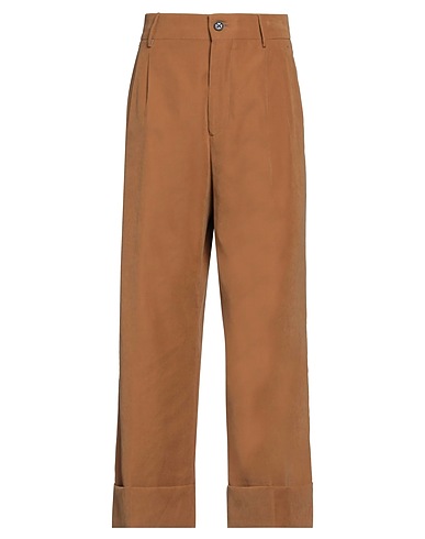 BERWICH Casual trouser Camel 90% Polyester, 10% Polyamide