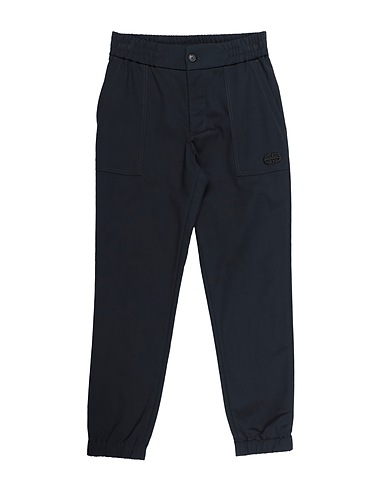 EMPORIO ARMANI Casual pants Navy 42% Viscose, 28% Cotton, 27% Modal, 3% Elastane