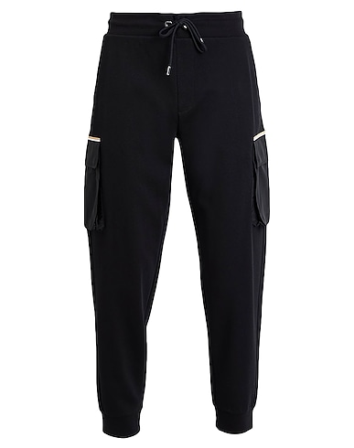 BOSS Casual pants Black 60% Cotton, 40% Polyester