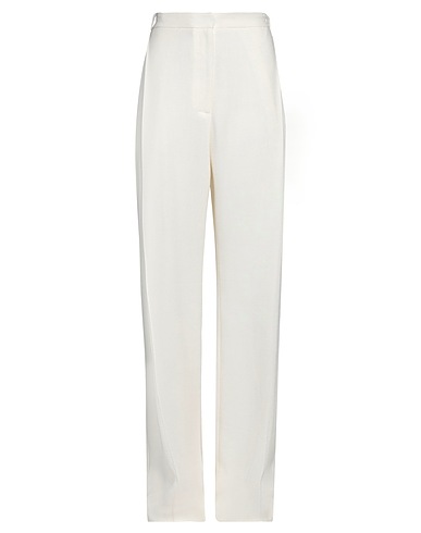 TOVE Casual trouser White 92% Viscose, 8% Polyamide