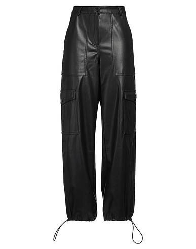 KAOS JEANS Casual pants Black 50% Polyester, 50% Polyurethane