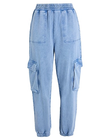 HUGO Casual trouser Light blue 100% Cotton