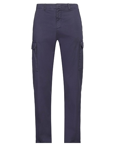 CANALI Pantalone Blu navy 86% Cotone, 10% Lino, 4% Elastan