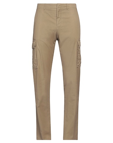 CANALI Casual trouser Beige 86% Cotton, 10% Linen, 4% Elastane