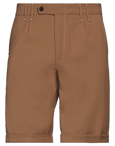 SQUAD² Shorts & Bermuda Khaki 69% Polyester, 29% Viscose, 2% Elastane