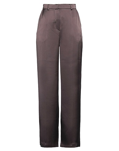 NANUSHKA Casual pants Chocolate brown 78% Triacetate, 22% Polyester