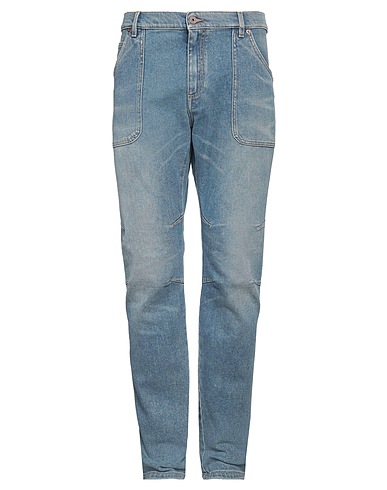 BALMAIN Denim trousers 98% Cotton, 2% Elastane