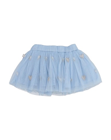 STELLA McCARTNEY KIDS Skirt Sky blue 100% Polyester, Metallic fiber