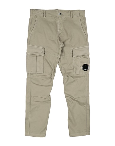 C.P. COMPANY UNDERSIXTEEN Casual pants Sage green 98% Cotton, 2% Elastane
