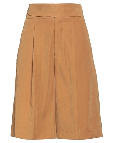 BERWICH Shorts & Bermuda Camel 90% Polyester, 10% Polyamide