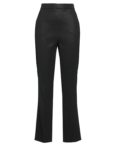 FABIANA FILIPPI Casual trouser Black 53% Polyester, 40% Cotton, 7% Elastane