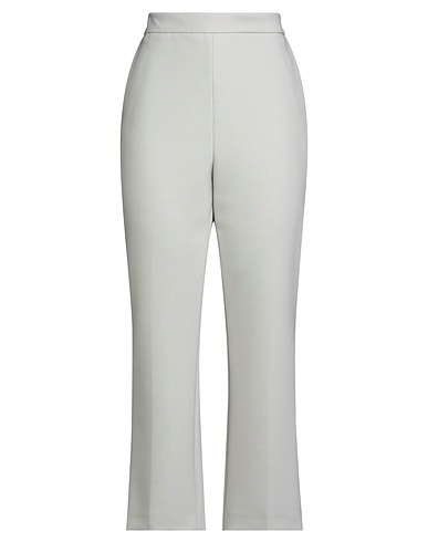FABIANA FILIPPI Casual trouser Light grey 53% Polyester, 43% Virgin Wool, 4% Elastane