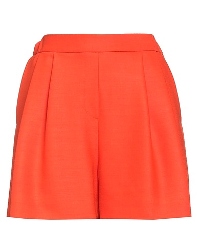 FABIANA FILIPPI Shorts & Bermuda Orange 53% Polyester, 43% Virgin Wool, 4% Elastane