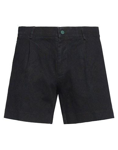 BERWICH Denim shorts Chocolate brown 98% Cotton, 2% Elastane